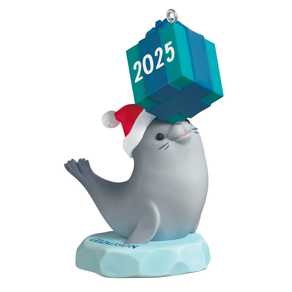 Grandson Seal 2025 Ornament for only USD 18.99 | Hallmark