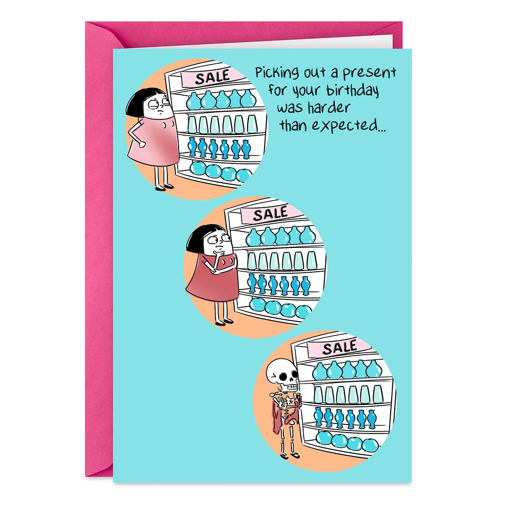 Picking Out Your Present Funny Birthday Card for only USD 4.49 | Hallmark