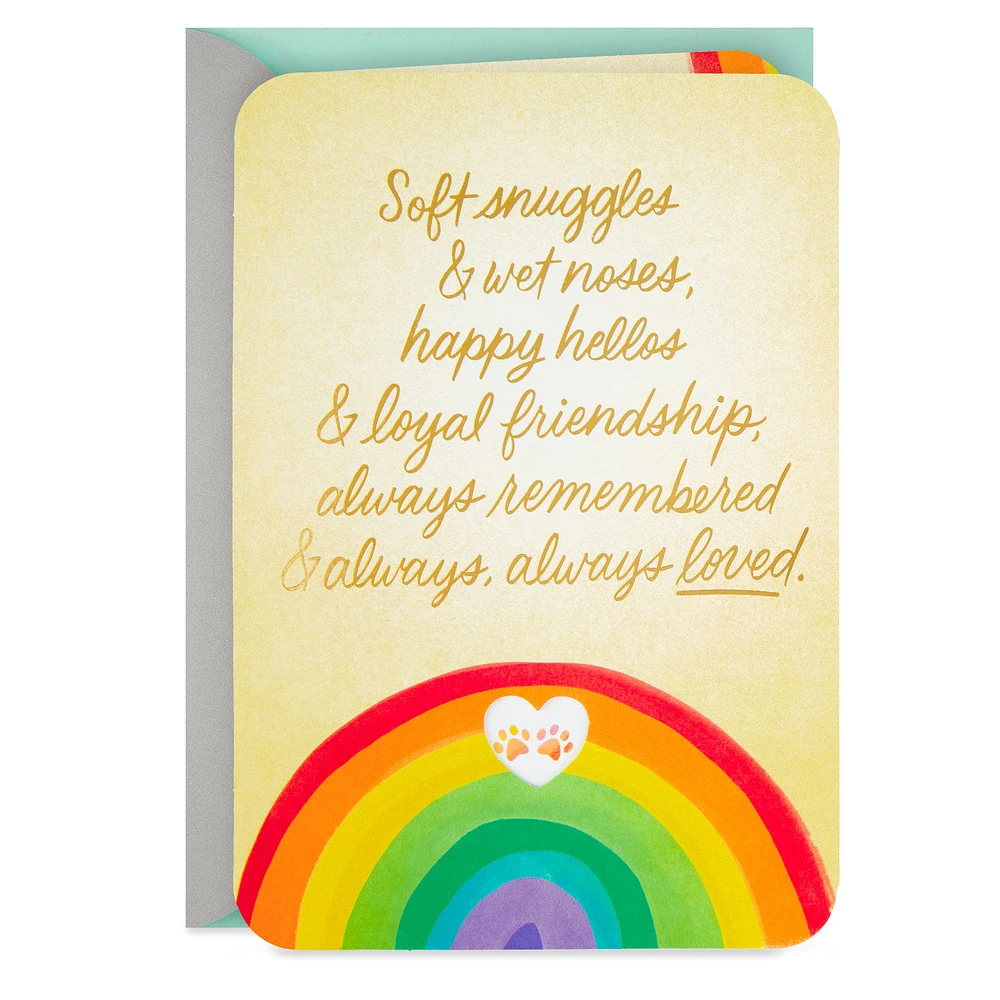Always Remembered, Always Loved Sympathy Card for Loss of Dog for only USD 3.99 | Hallmark