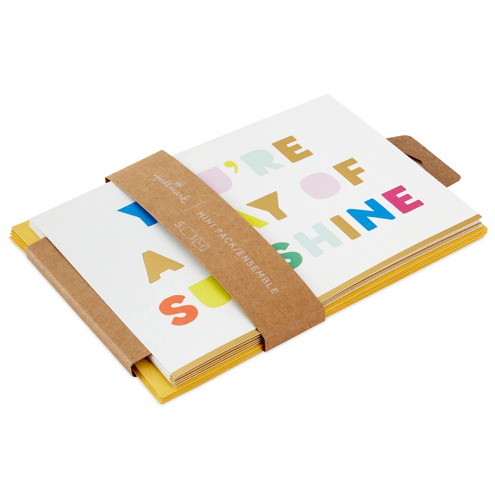 Ray of Sunshine Blank Notes Mini Pack, Set of 5 for only USD 5.00 | Hallmark