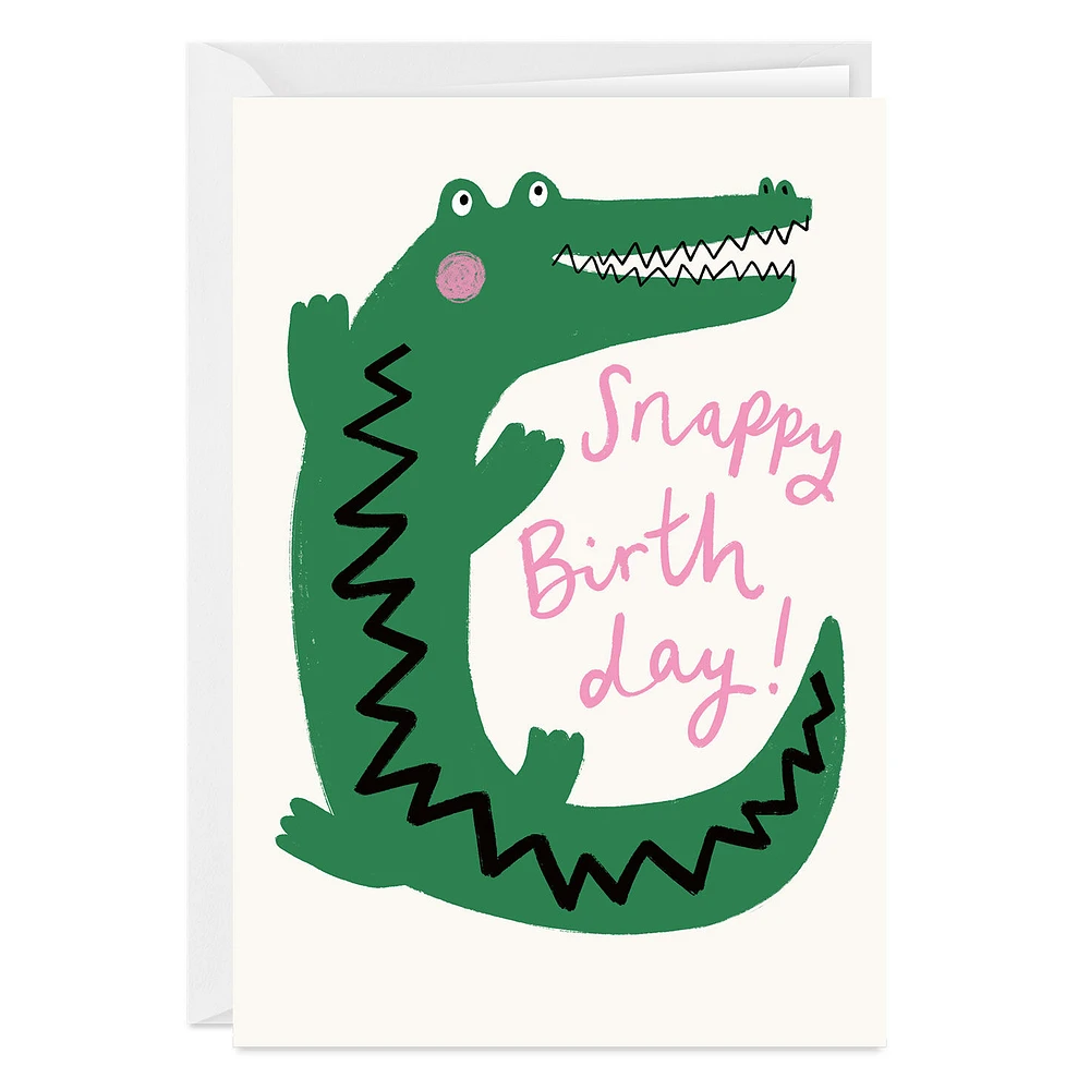 Snappy Crocodile Funny Custom Birthday Card for only USD 4.99 | Hallmark
