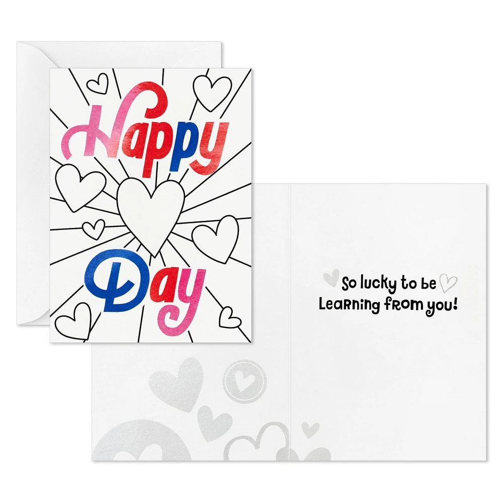 Happy Hearts Kids Classroom Valentines Set With Cards, Stickers and Customizable Mailbox for only USD 16.99 | Hallmark
