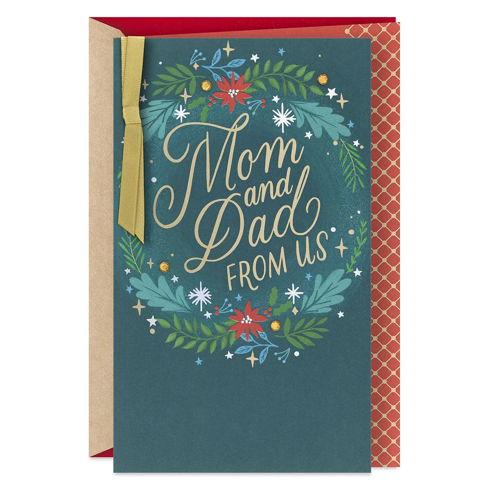 You're Loved and Appreciated Christmas Card for Mom and Dad From Us for only USD 5.99 | Hallmark