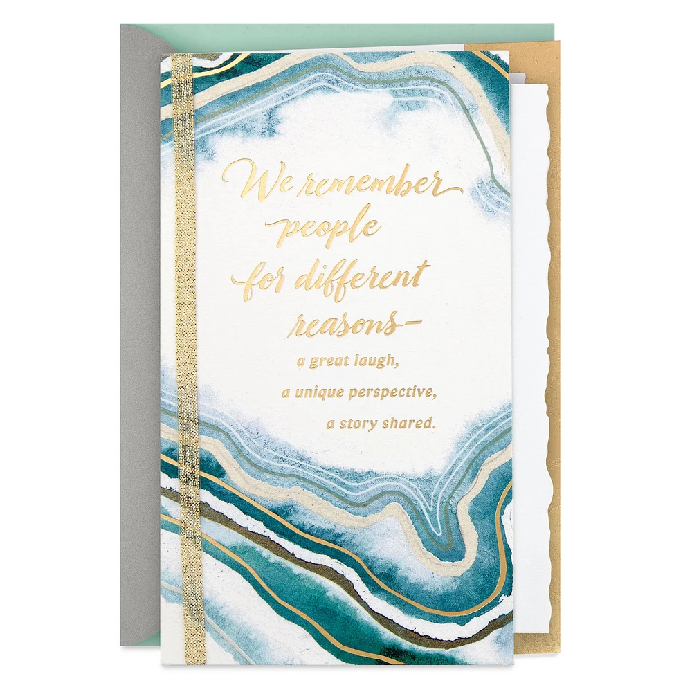 Well-Lived and Well-Loved Sympathy Card for only USD 6.99 | Hallmark