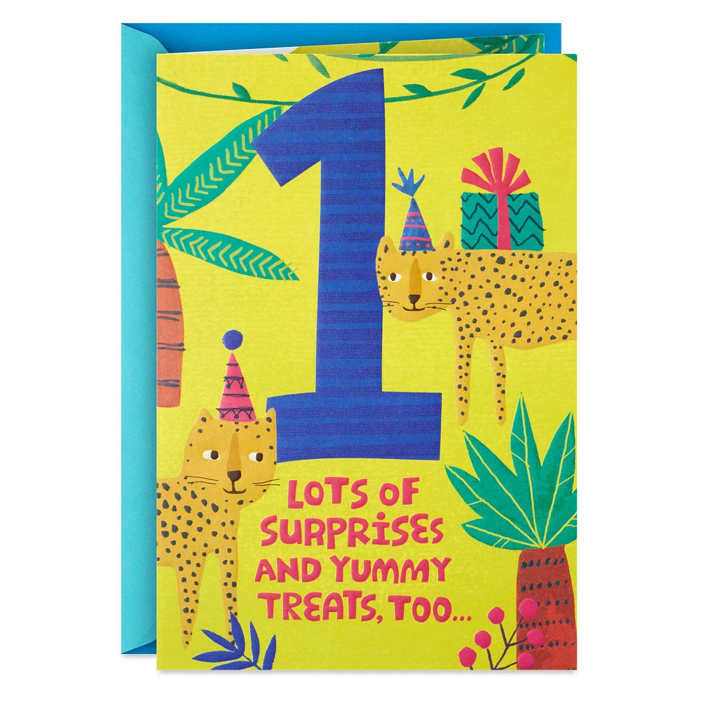 Lots of Surprises Pop-Up First Birthday Card for only USD 4.59 | Hallmark