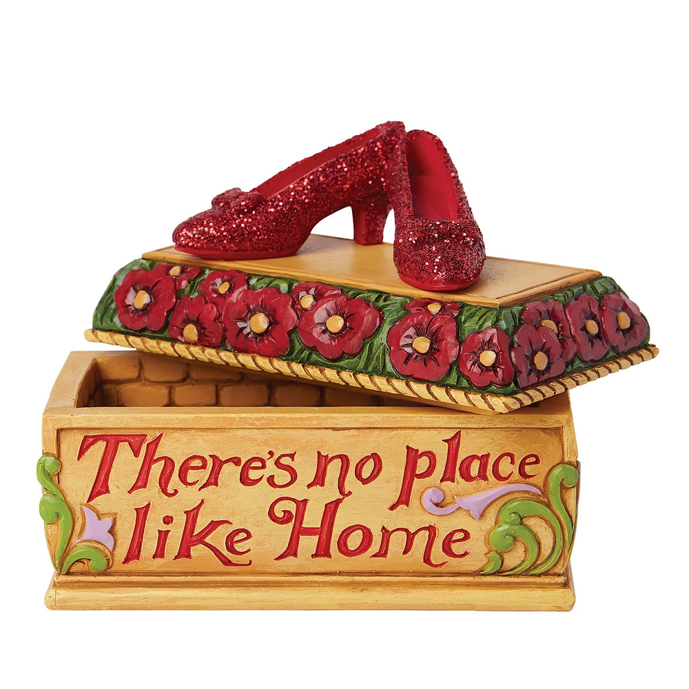 Jim Shore The Wizard of Oz Ruby Slippers Trinket Box, 3.5" for only USD 54.99 | Hallmark