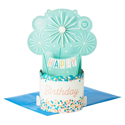 Shine On Cake With Sparklers Musical 3D Pop-Up Birthday Card With Motion for only USD 11.99 | Hallmark