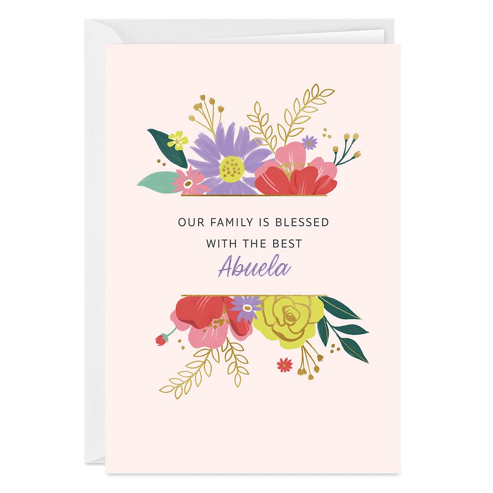 Our Blessed Family Custom Love Card for Her for only USD 4.99 | Hallmark