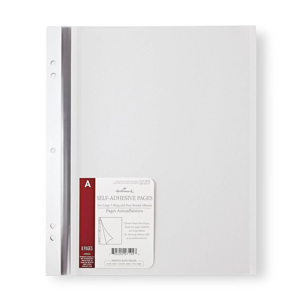 Self-Adhesive Photo Refill Pages, Pack of 8 for only USD 9.95 | Hallmark