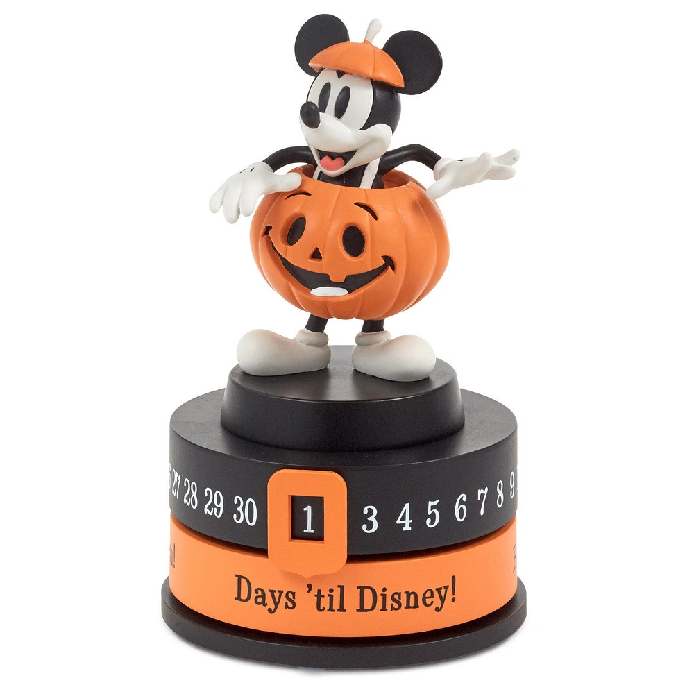 Disney Jack-o'-Lantern Mickey Mouse Halloween Countdown Calendar Statue, 7" for only USD 55.99 | Hallmark