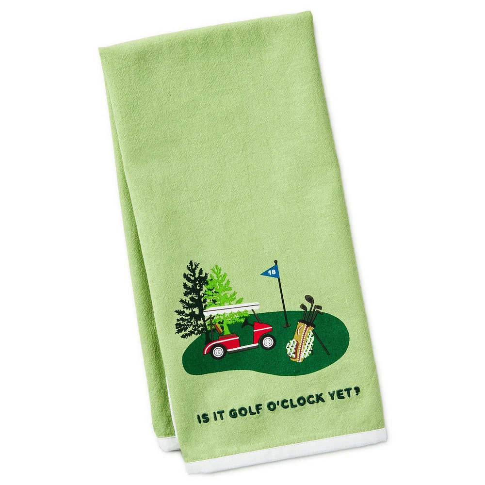 Golf O'Clock Tea Towel, 18x26 for only USD 14.99 | Hallmark