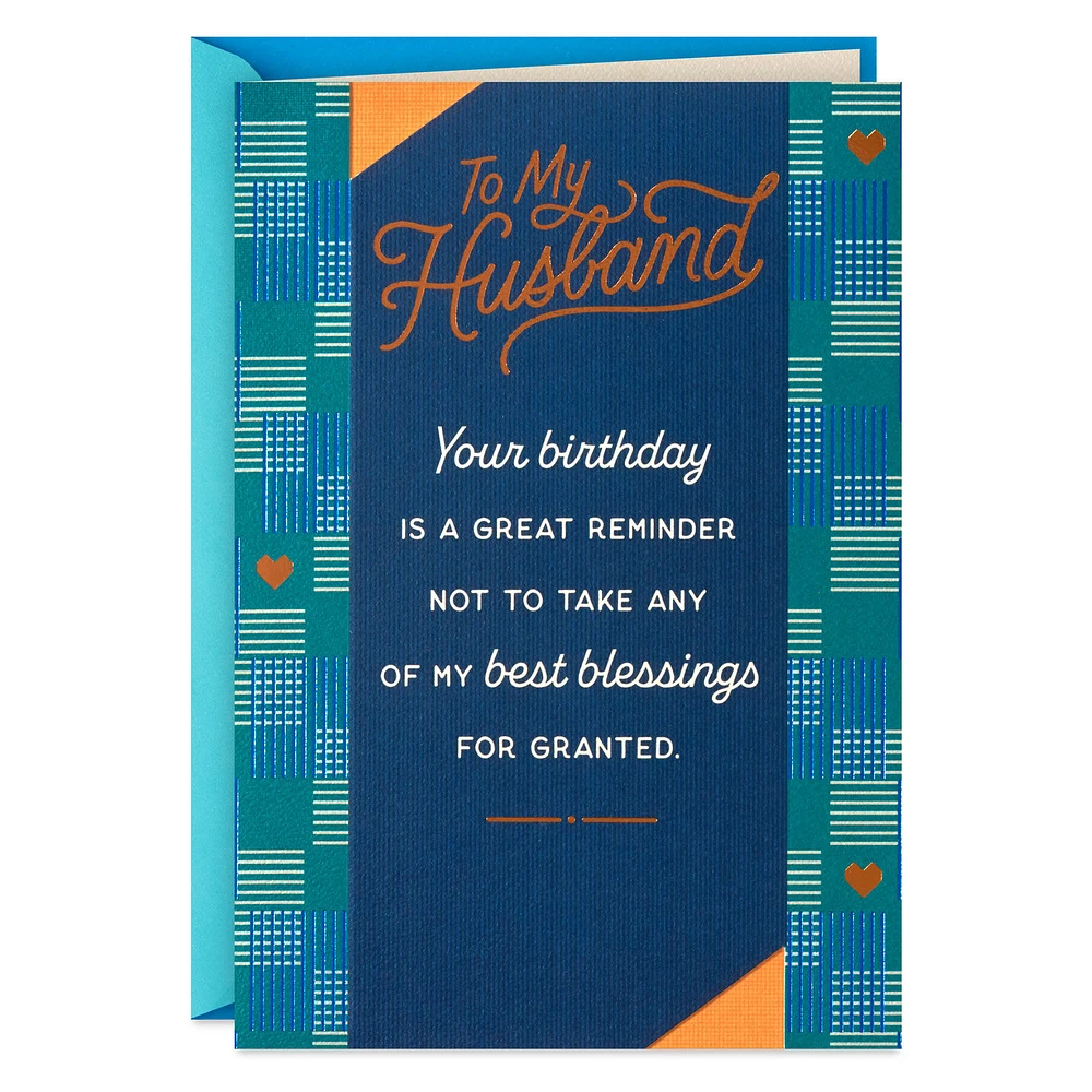 You're One of My Best Blessings Birthday Card for Husband for only USD 5.99 | Hallmark