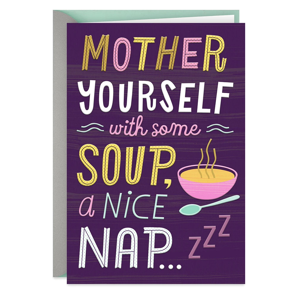 Mother Yourself, Bubbeleh Funny Get Well Card for only USD 3.99 | Hallmark