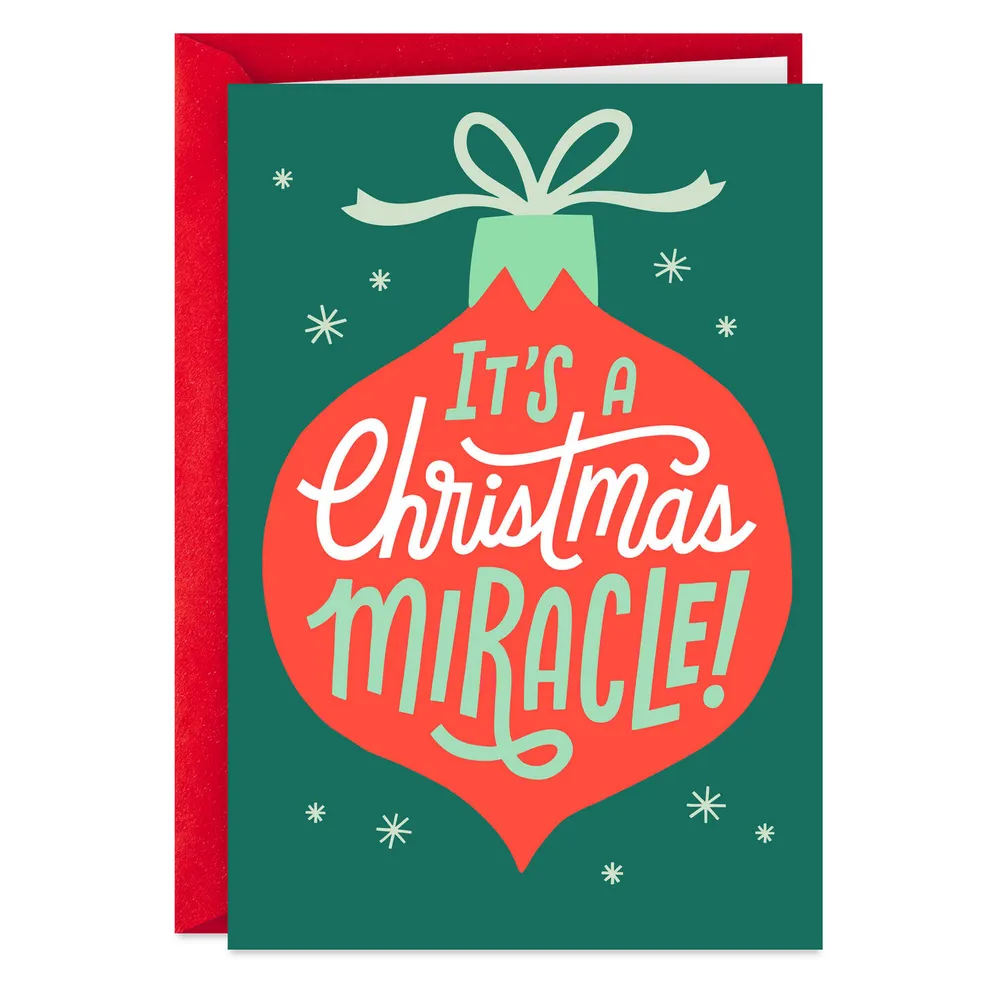 A Christmas Miracle! Funny Christmas Card for only USD 3.99 | Hallmark