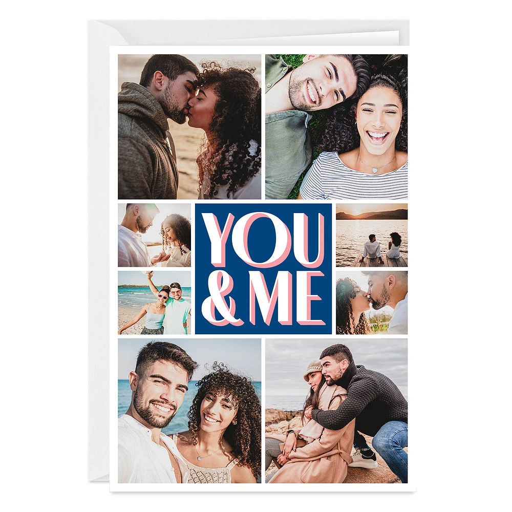 You & Me Photo Collage Custom Love Card for only USD 4.99 | Hallmark