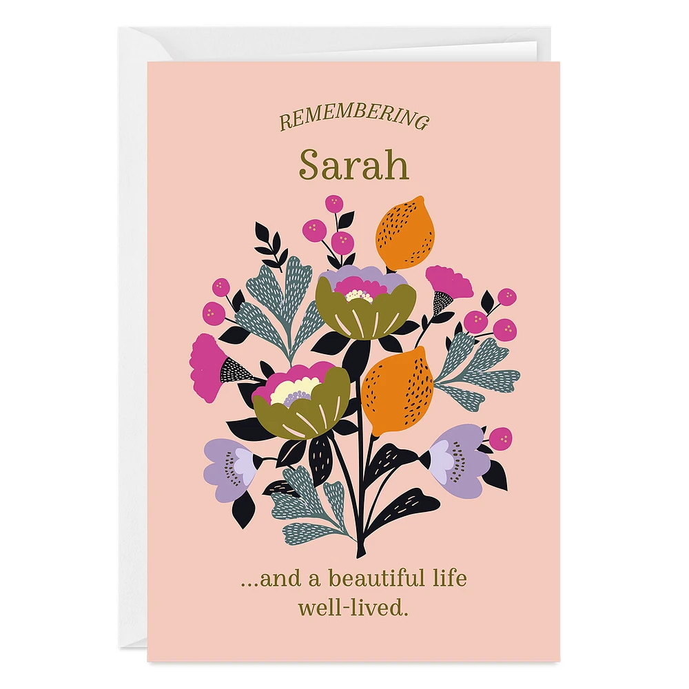 Remembering Custom Sympathy Card for only USD 4.99 | Hallmark