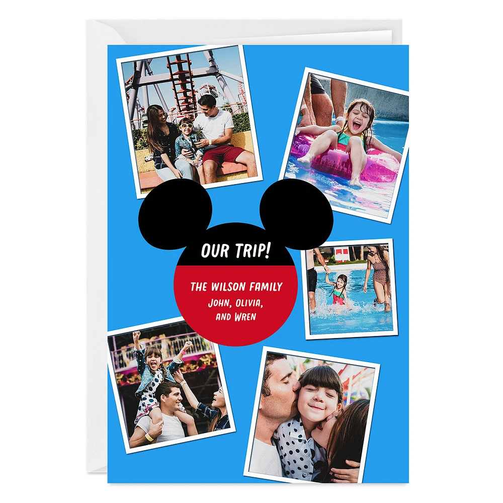 Disney Mickey Ears Photo Collage Custom Card for only USD 4.99 | Hallmark