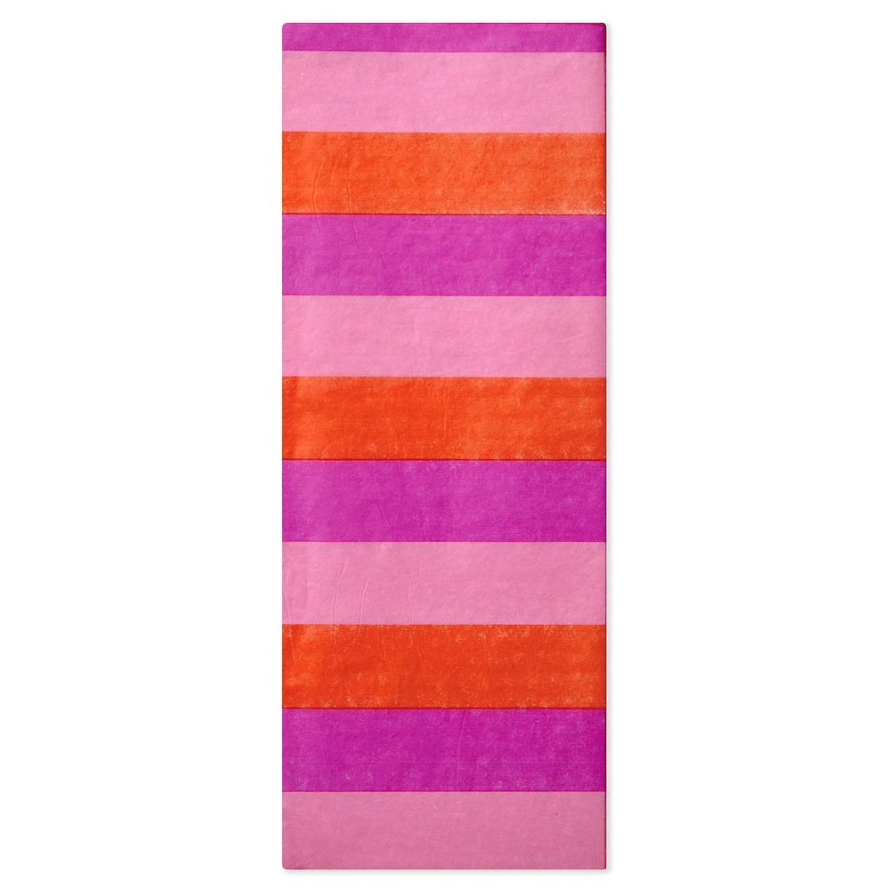 Warm Horizontal Stripes Tissue Paper, 6 sheets for only USD 1.99 | Hallmark