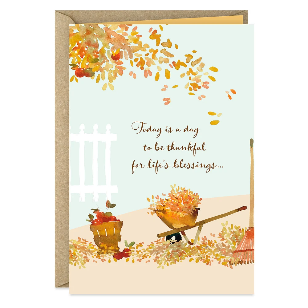 Thankful for a Blessing Like You Apple Tree Thanksgiving Card for only USD 0.99 | Hallmark