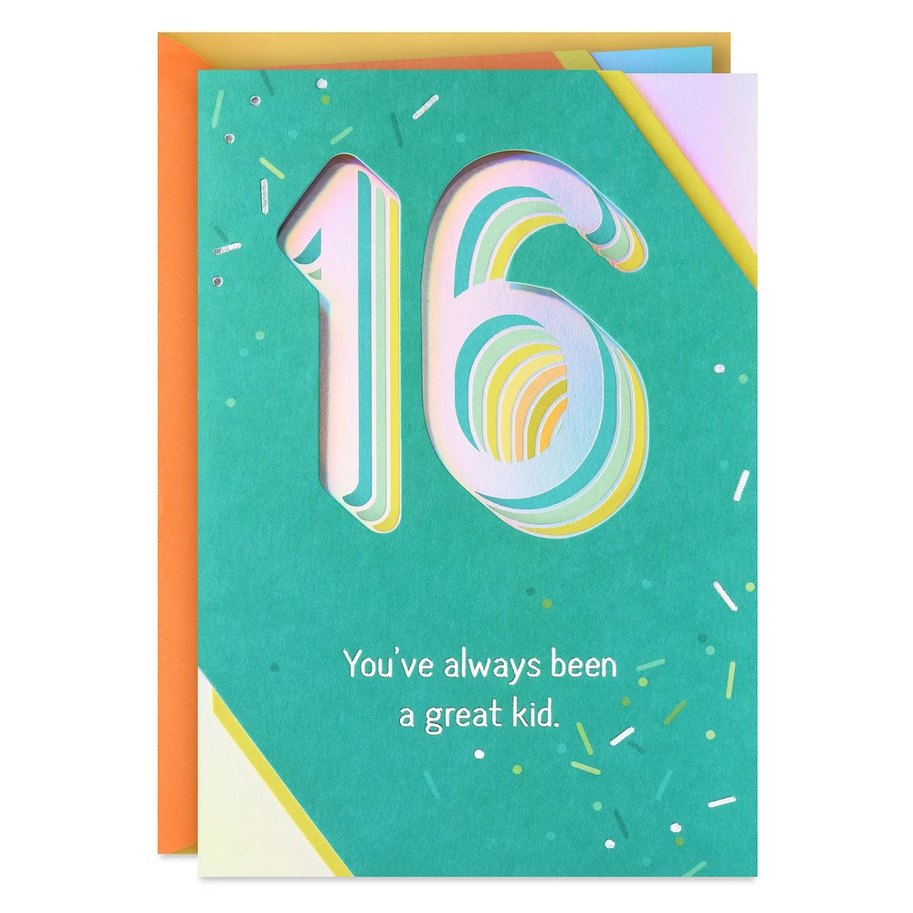 More Awesome With Every Year 16th Birthday Card for only USD 4.99 | Hallmark