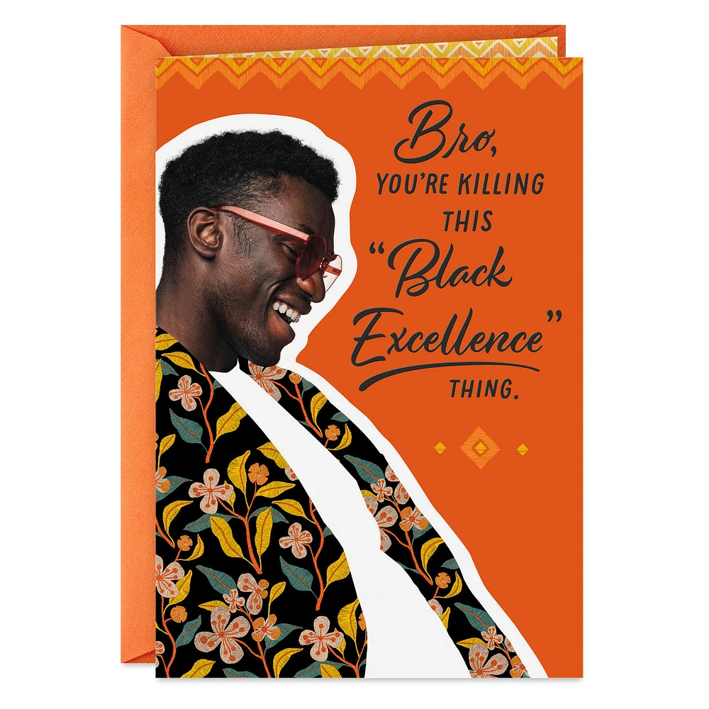 Black Excellence Birthday Card for Him for only USD 3.59 | Hallmark