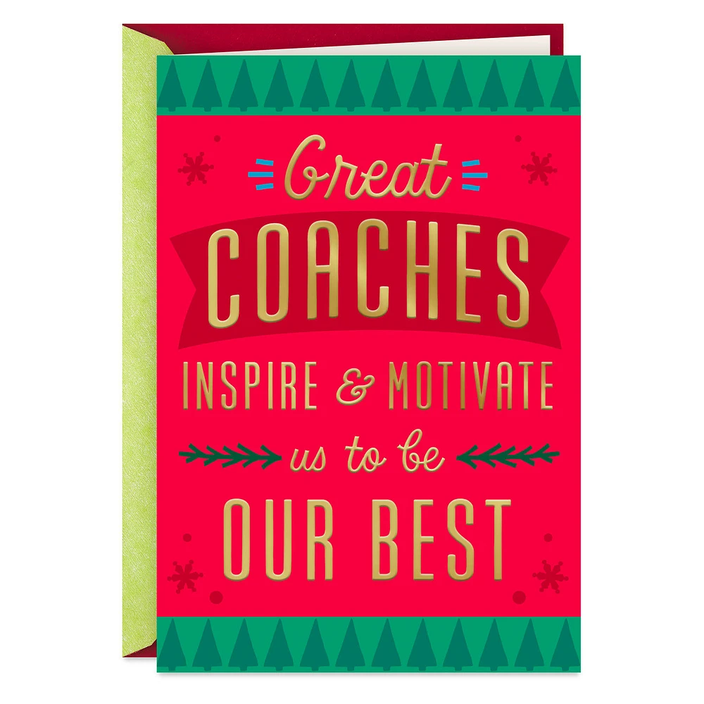 So Grateful for You Christmas Thank-You Card for Coach for only USD 2.99 | Hallmark