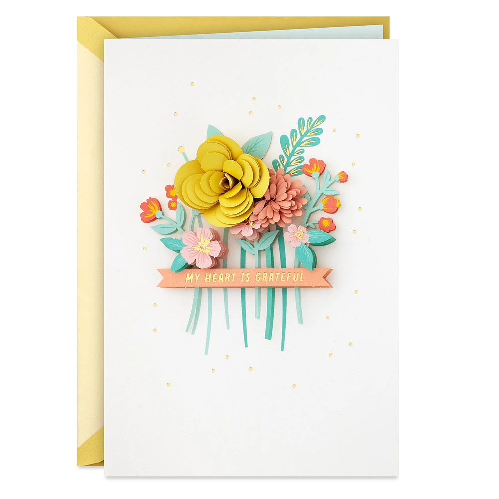 My Heart Is Grateful Thank You Card for only USD 8.59 | Hallmark