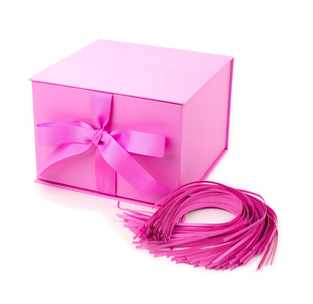 Bubblegum Pink 5x7 Large Gift Box With Shredded Paper Filler for only USD 8.99 | Hallmark