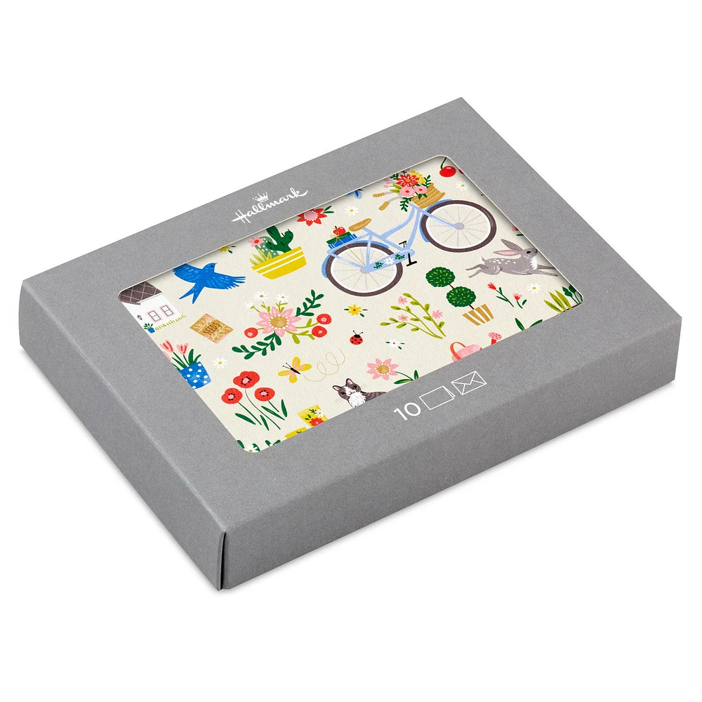Garden Charm Blank Notes, Pack of 10 for only USD 10.49 | Hallmark