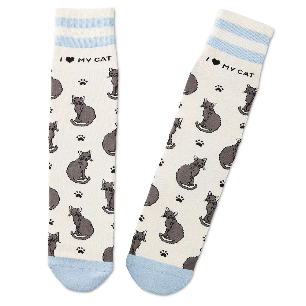 I Love My Black Cat Crew Socks for only USD 12.99 | Hallmark