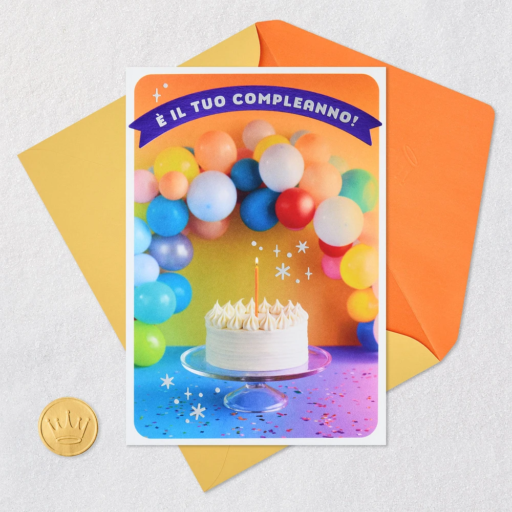 Lots of Happiness Italian-Language Birthday Card for only USD 2.99 | Hallmark