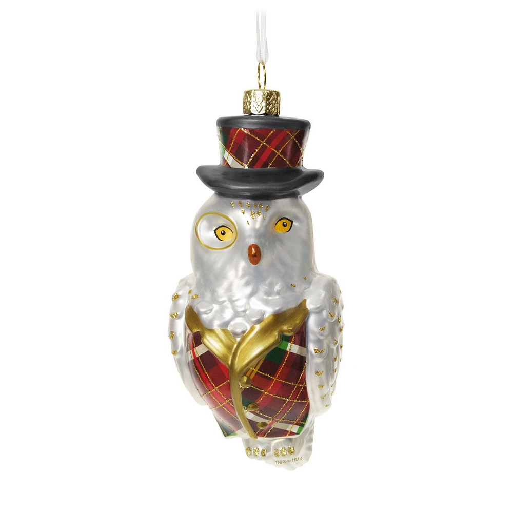 Dapper Owl Glass Ornament for only USD 30.99 | Hallmark