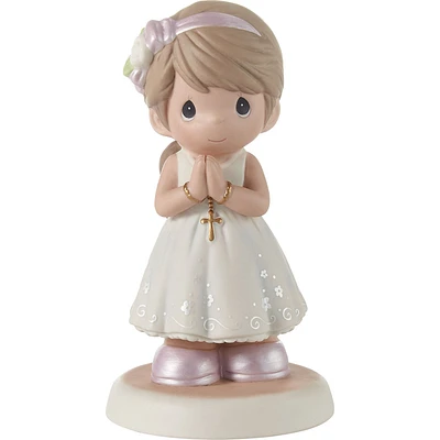 Precious Moments Blessings On Your First Communion Brunette Girl Figurine, 5.3" for only USD 52.99 | Hallmark