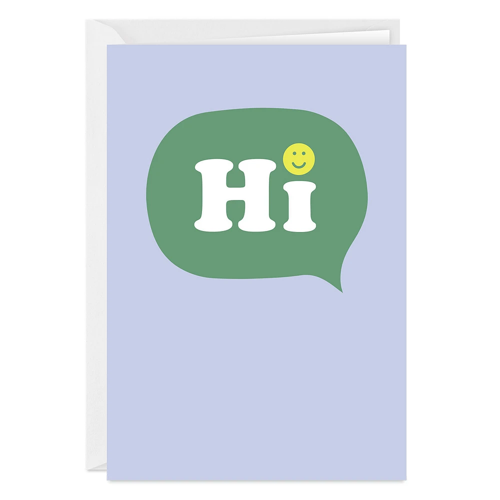 Smiley Face Hi Custom Card for only USD 4.99 | Hallmark