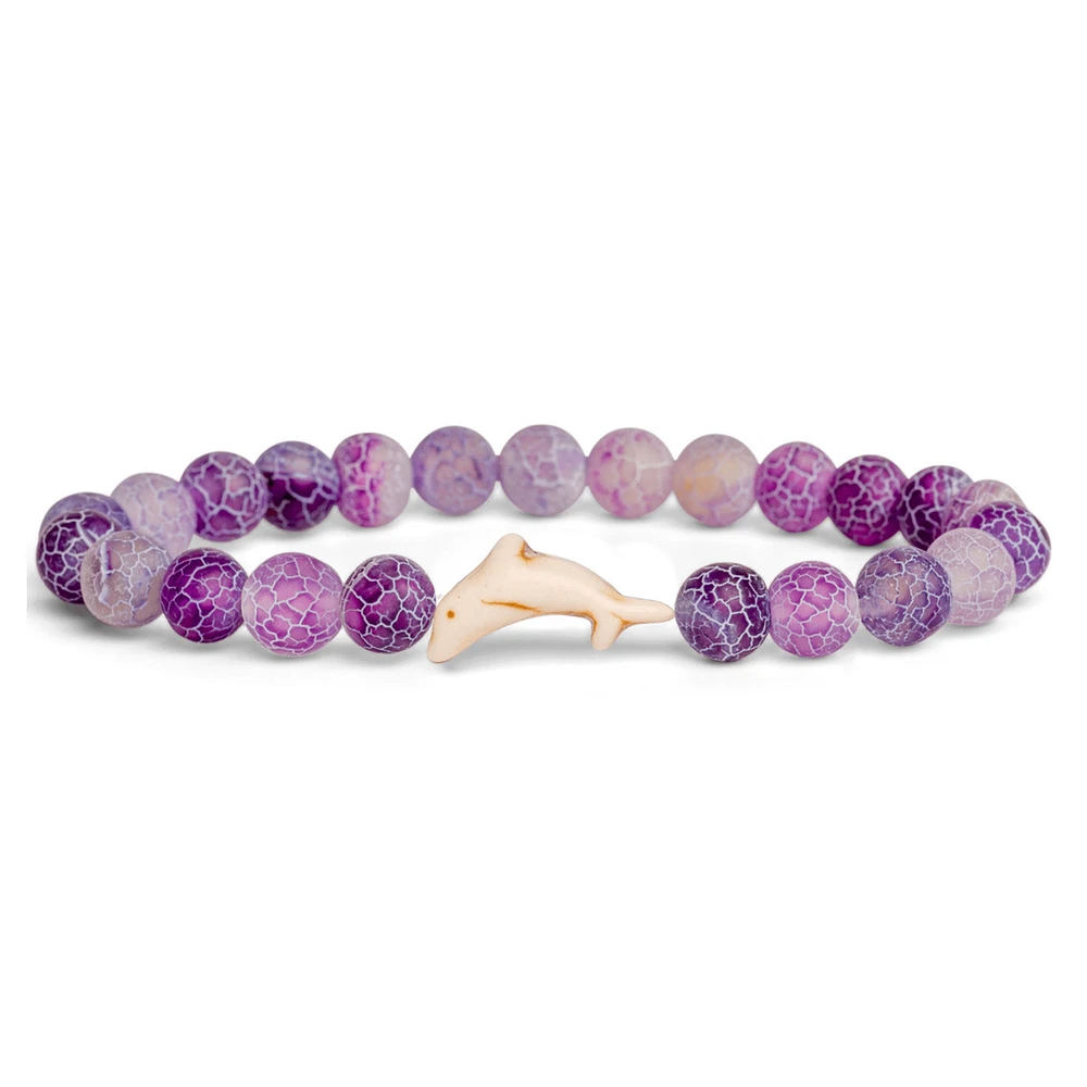 Fahlo Violet Dolphin Odyssey Bracelet for only USD 18.99 | Hallmark