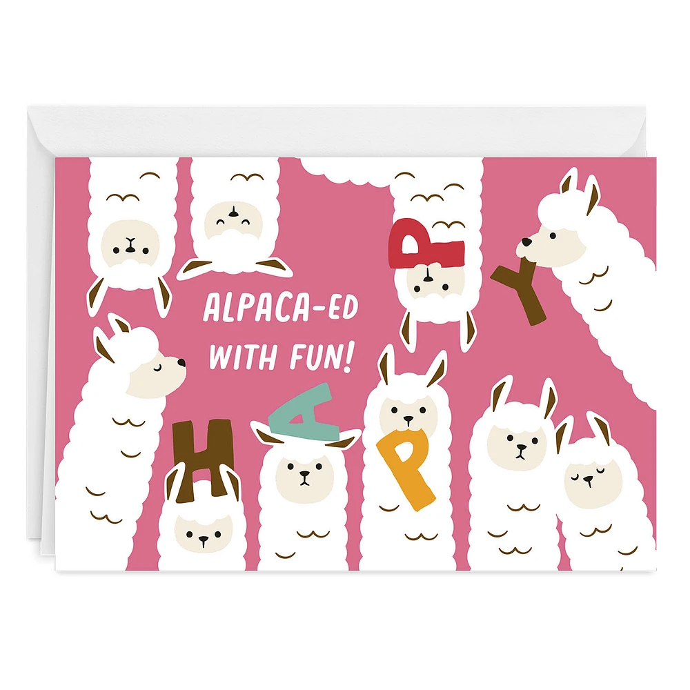 Alpaca-ed With Fun Funny Custom Birthday Card for only USD 4.99 | Hallmark