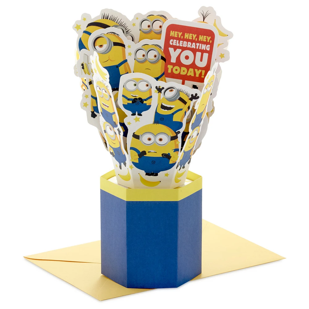 Despicable Me Minions Celebrating You 3D Pop-Up Card for only USD 8.99 | Hallmark