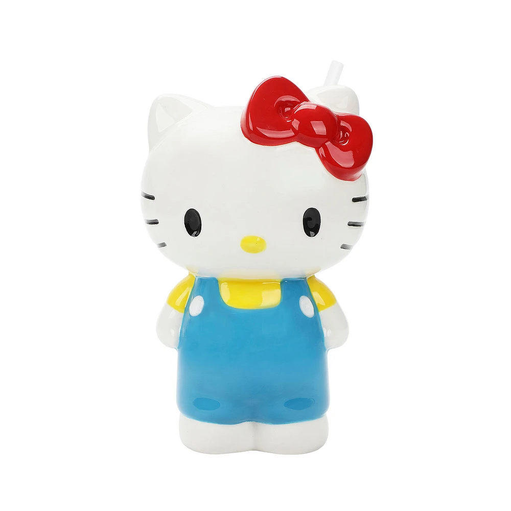 BioWorld Hello Kitty Sculpted Ceramic Cup With Straw for only USD 19.99 | Hallmark