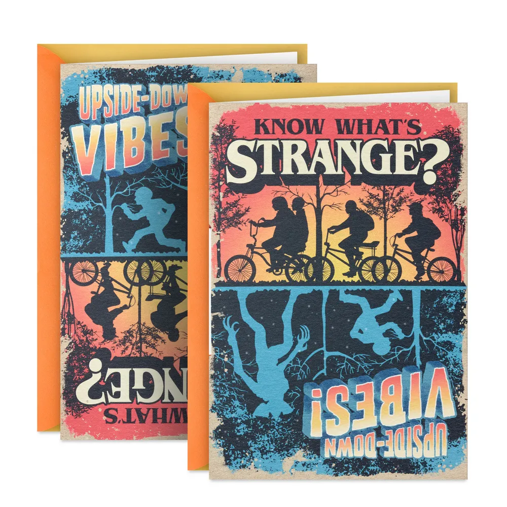 Netflix Stranger Things Upside-Down Vibes Birthday Card for only USD 5.99 | Hallmark