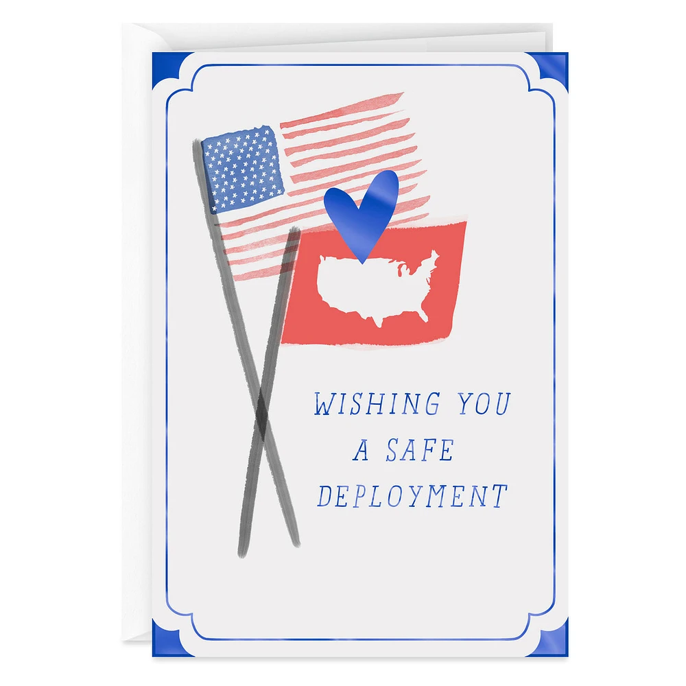 Wishing You a Safe Deployment Military Goodbye Card for only USD 2.99 | Hallmark