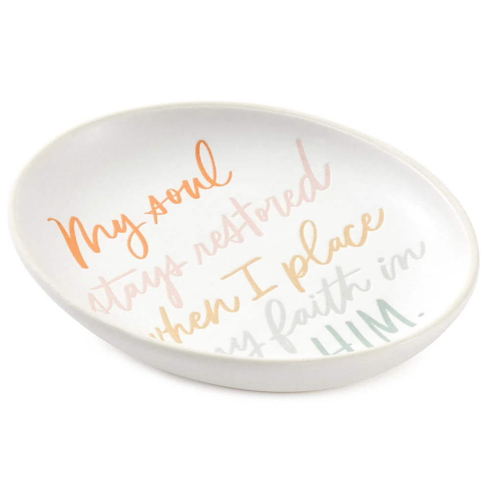 My Soul Stays Restored Trinket Dish for only USD 14.99 | Hallmark