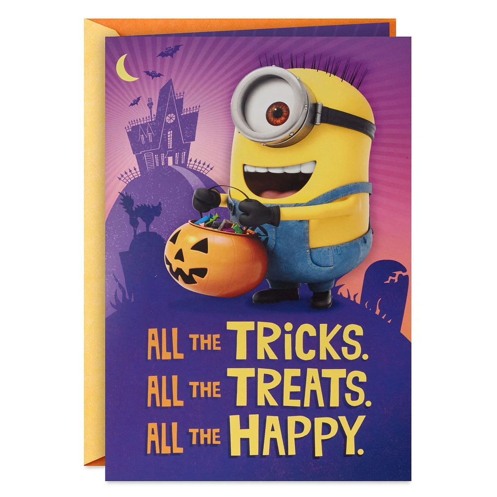 Minions All the Happy Musical Halloween Card for only USD 5.99 | Hallmark
