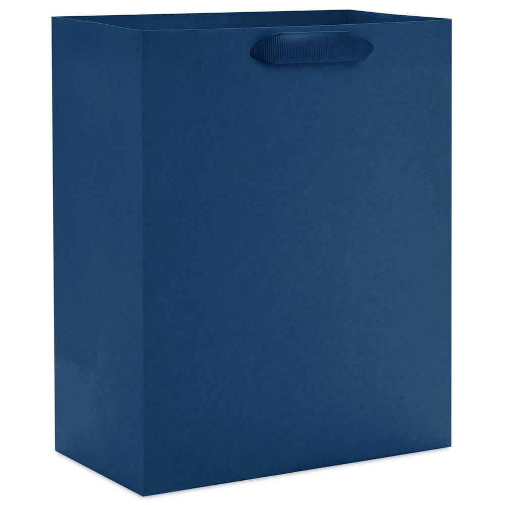 9.6" Solid Navy Blue Medium Gift Bag for only USD 3.49 | Hallmark