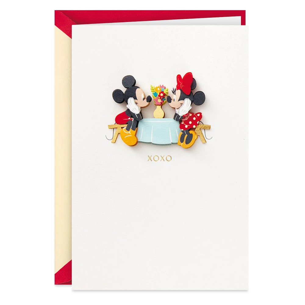 Disney Mickey and Minnie XOXO Blank Love Card for only USD 8.59 | Hallmark