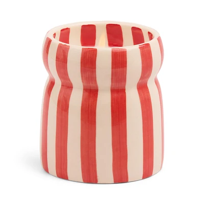 Paddywax Hibiscus Bay Red-Striped Cabana Candle, 6.5 oz. for only USD 26.99 | Hallmark