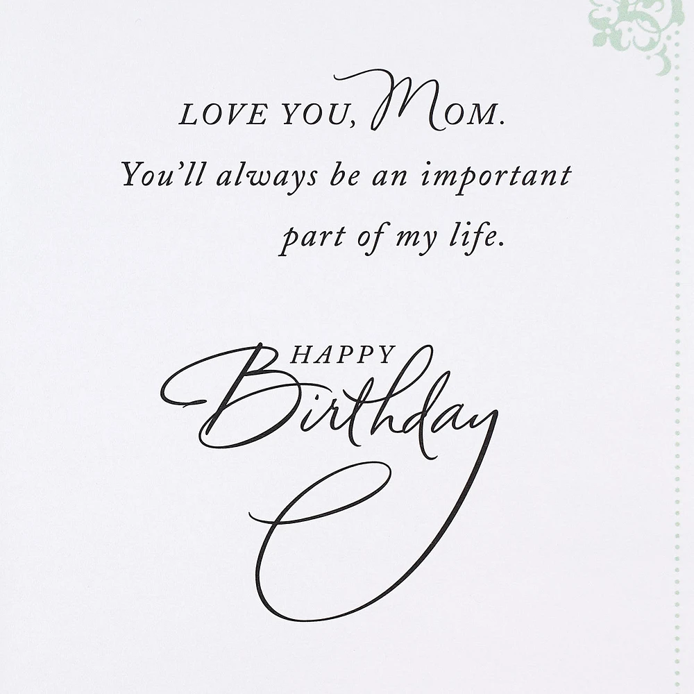 Such an Important Part of My Life Birthday Card for Mom for only USD 8.59 | Hallmark