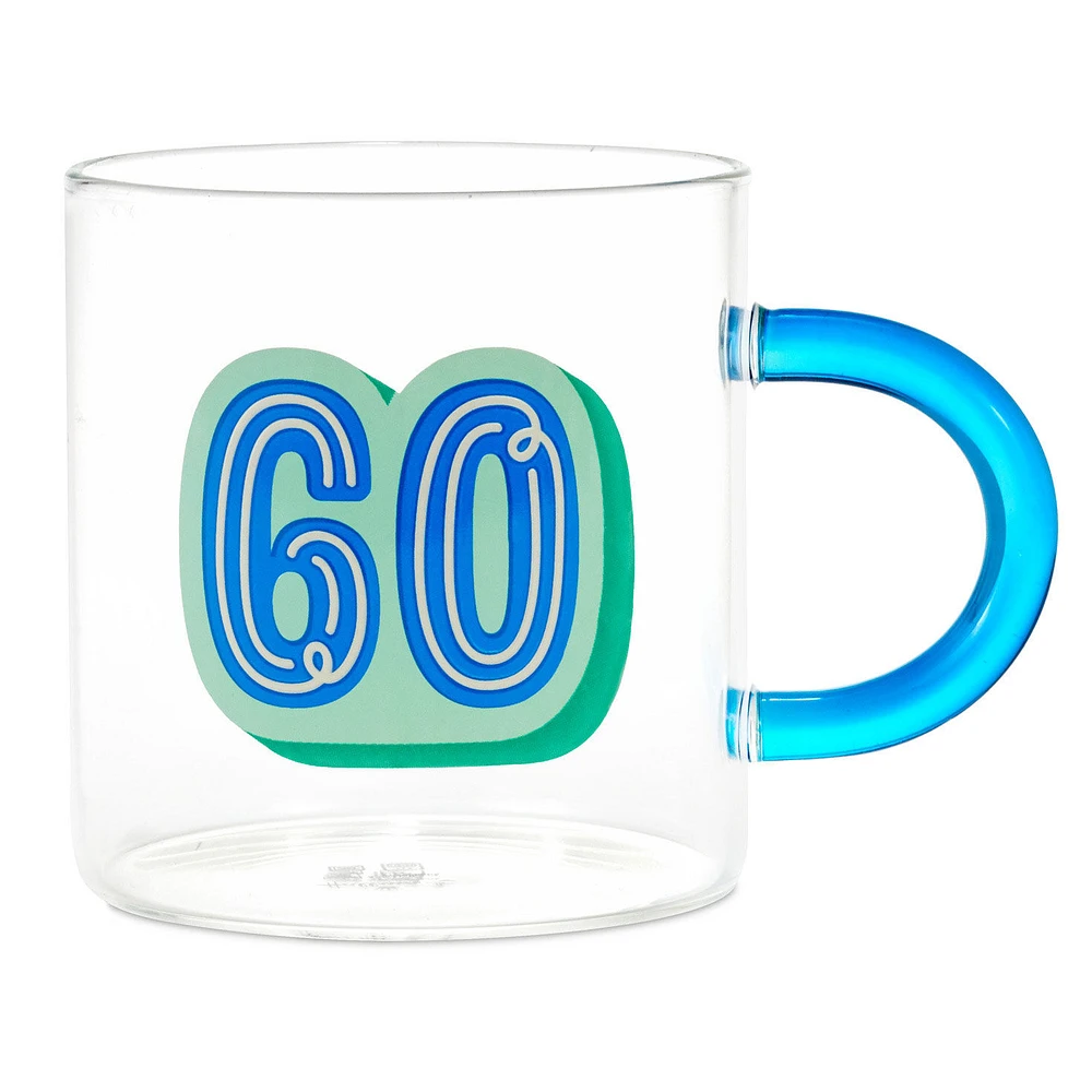 Glass 60th Birthday Mug, 17.5 oz. for only USD 16.99 | Hallmark