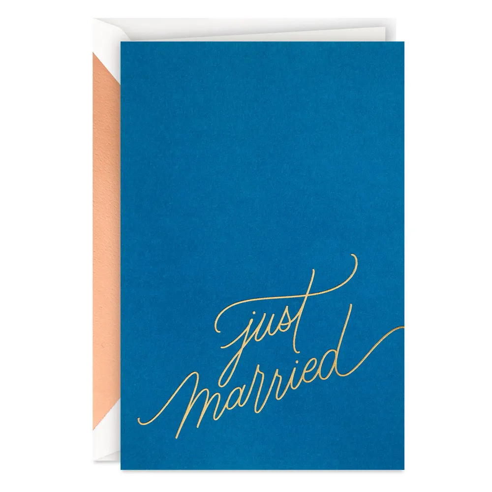 Just Married Wedding Card for only USD 5.99 | Hallmark