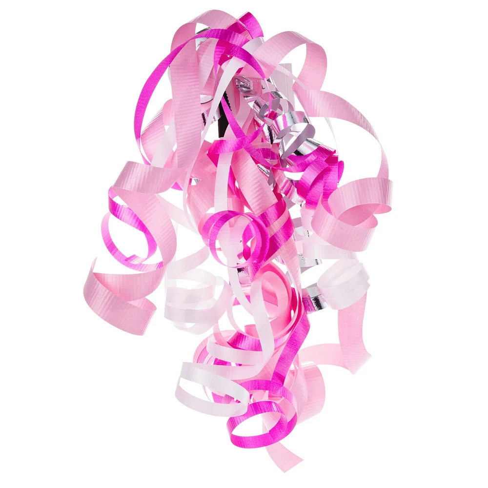 Pink/White/Silver Curly Ribbon Gift Bow, 6.5" for only USD 1.99 | Hallmark