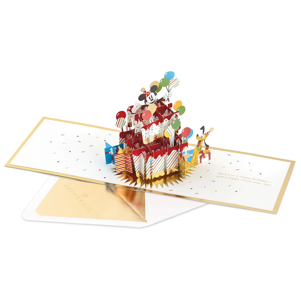 Disney Mickey Mouse Cake 3D Pop-Up Birthday Card for only USD 14.99 | Hallmark